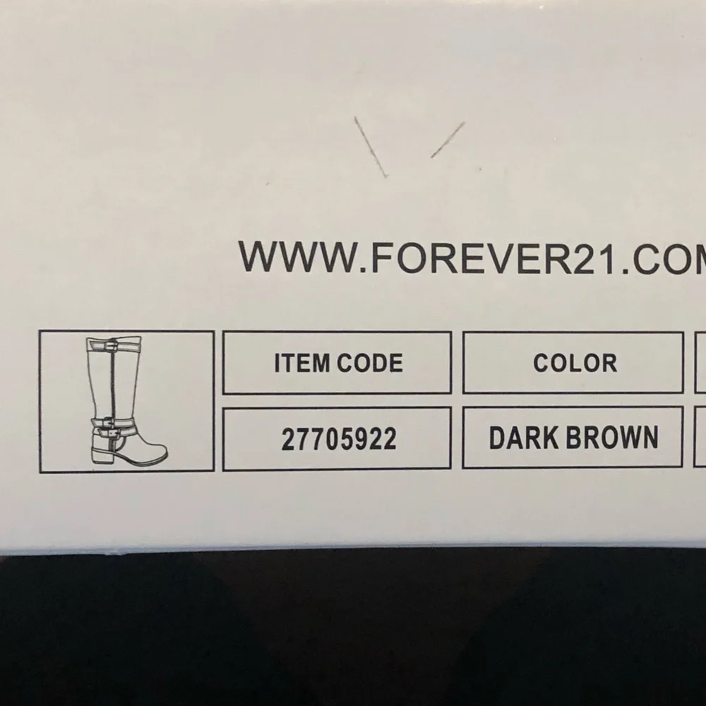 Dark Brown Boots with block heel - Picture 2 of 2